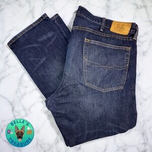 Polo Ralph Lauren Varick Slim Straight Jeans Dark Wash‎ Denim 40x30